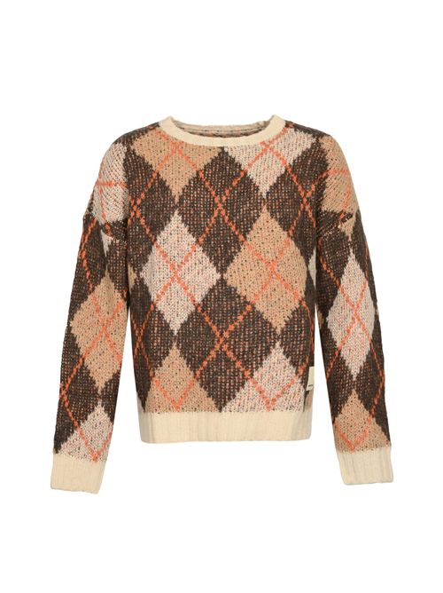 Maglione in misto lana jacquard con motivo argyle New York Capsule GIORGIO ARMANI | EM002500 AF19842F6001